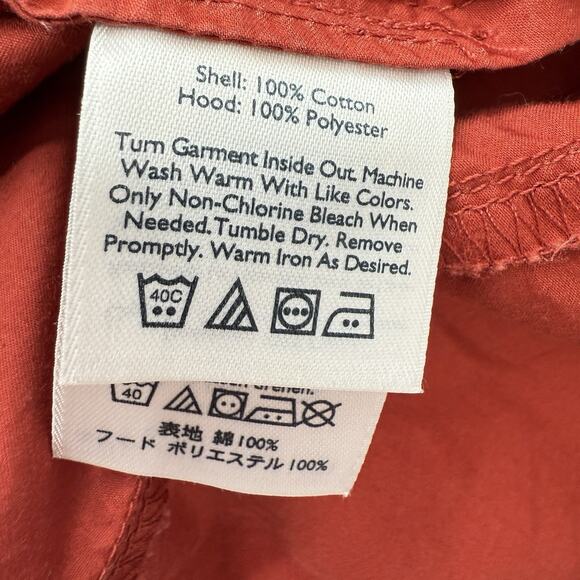 Eddie Bauer XS Women Utility Jacket Rust Hooded Full Zip Bella Twilight Gorpcore - Picture 11 of 14